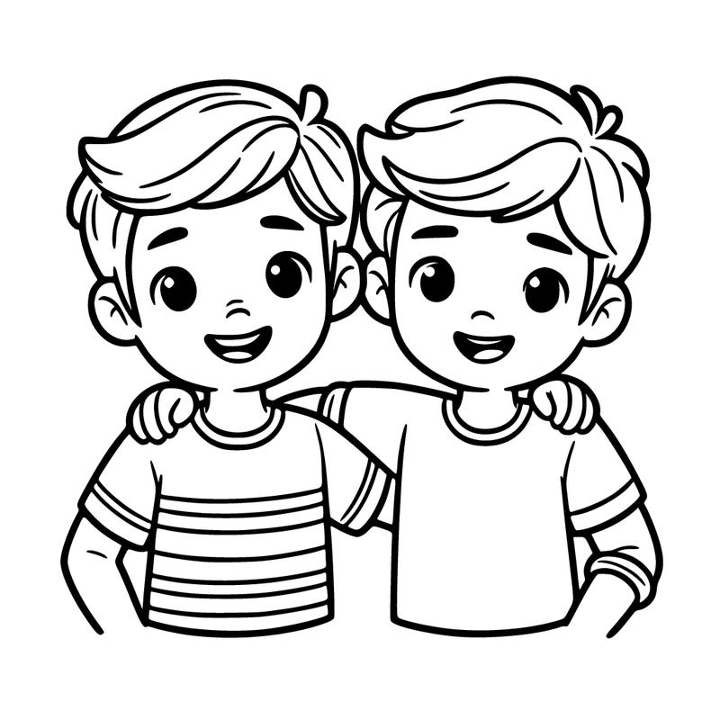 two boys that are best friends