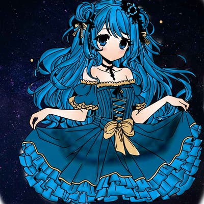 pretty anime princess