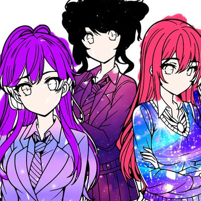 anime girls teenagers