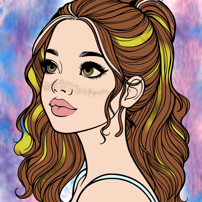 beautiful realistic girl