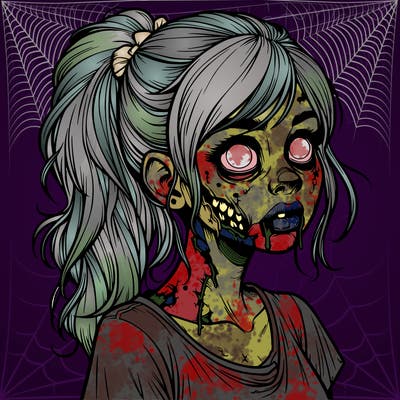 realistic zombie girl