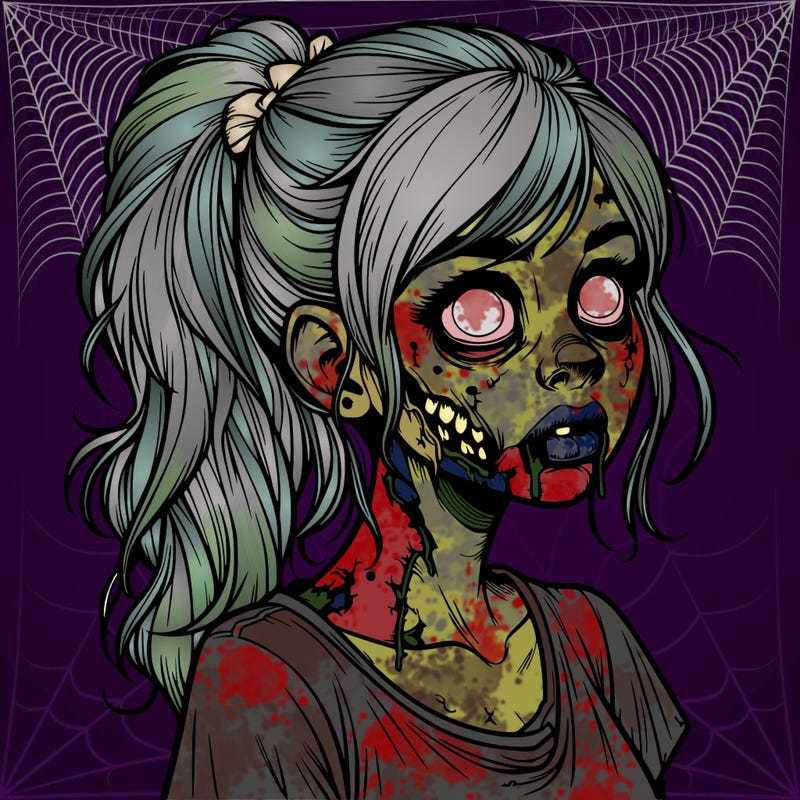 realistic zombie girl