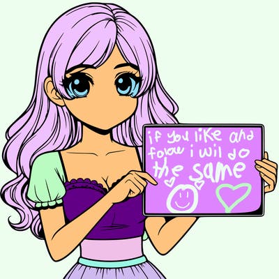 realistic pretty girl holding blank sign