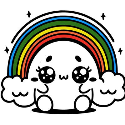 cute rainbow