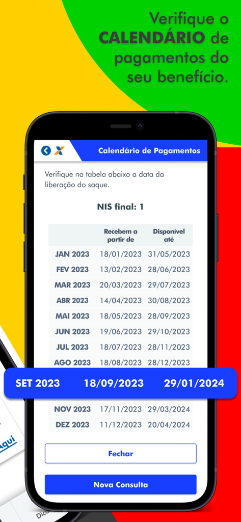 Bolsa Família - Bolsa Familia app payment schedule interface