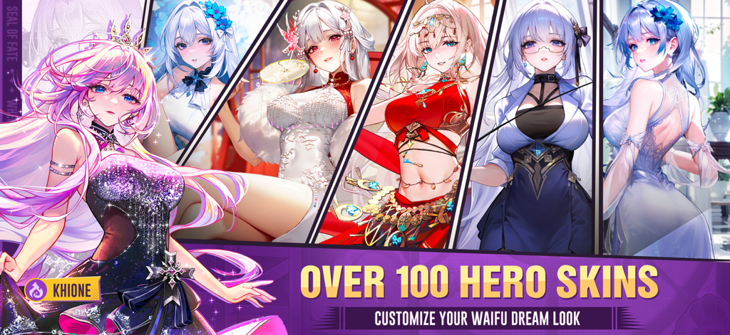 Seal of Fate - A showcase of multiple anime hero skins and outfits for characters in Seal of Fate