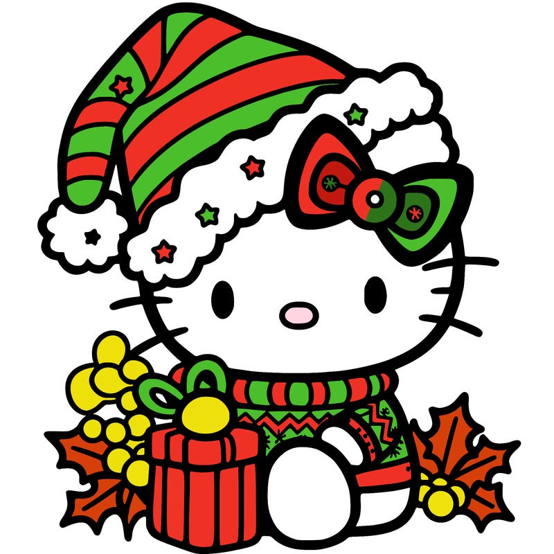christmas hello kitty