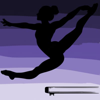 realistic professional gymnast