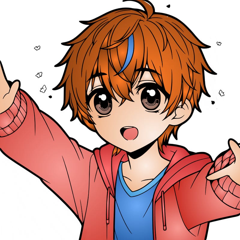cute anime boy