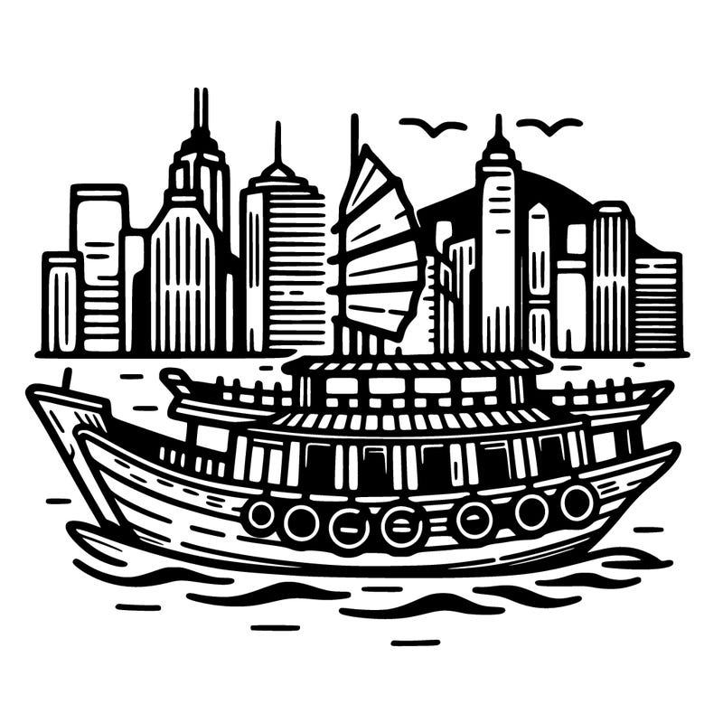 hong kong china boat