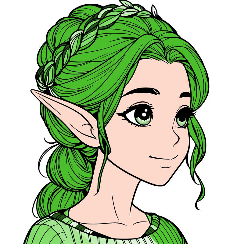 realistic girl elf