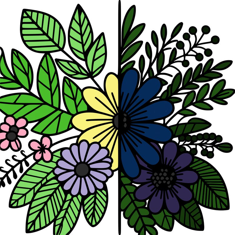 flowers split