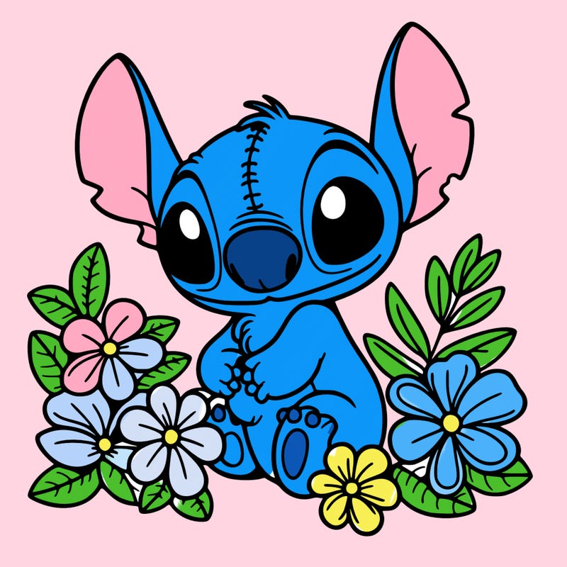 stich and flowers