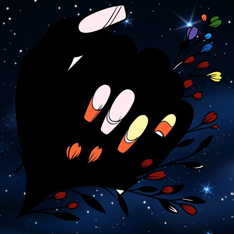 nails with french tip