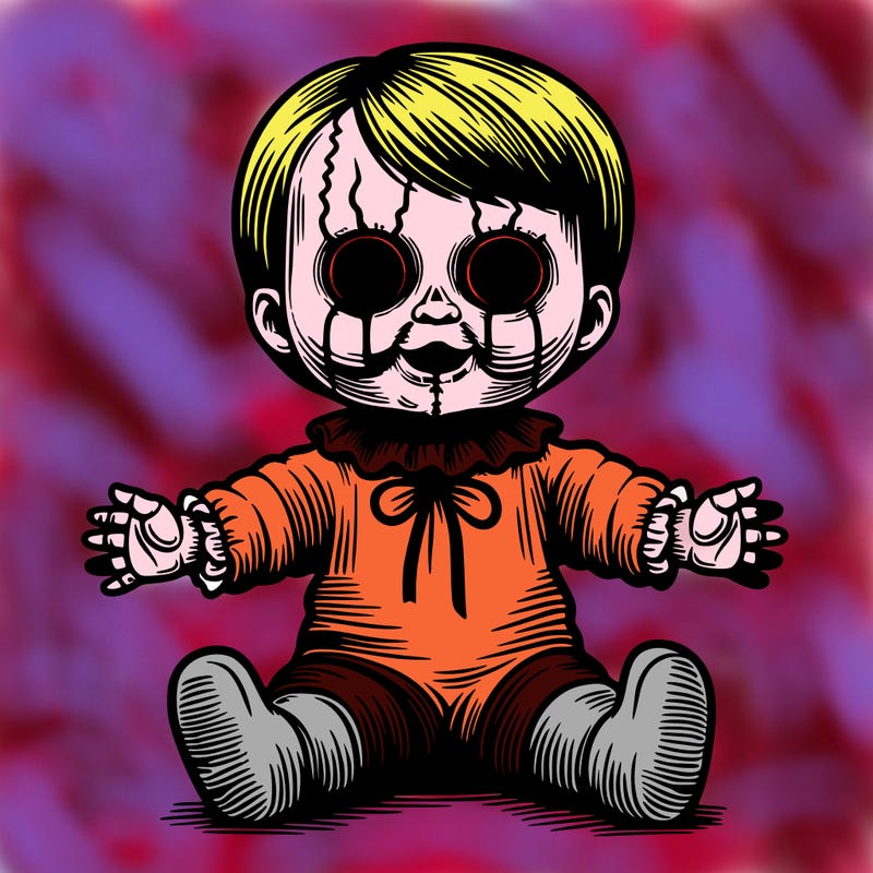 creepy doll