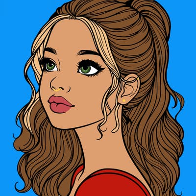 beautiful realistic girl