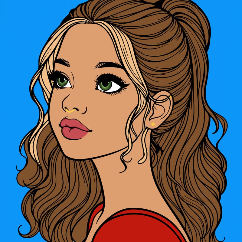 beautiful realistic girl