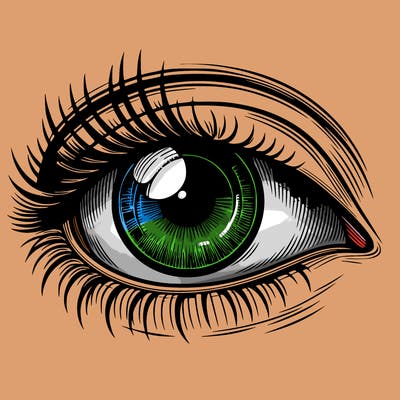 realistic eye