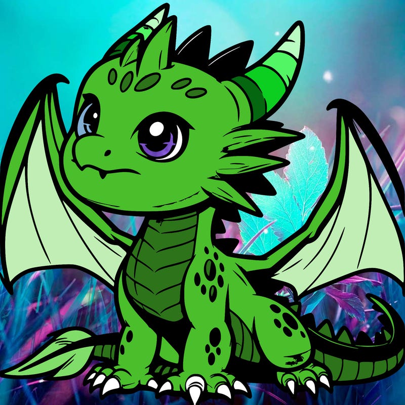 fierce baby night dragon