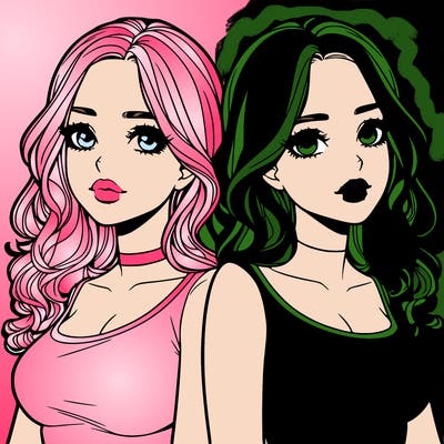 realistic twin sisters