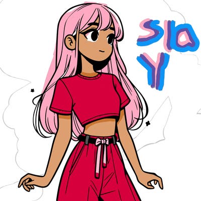 girl in a cute crop top