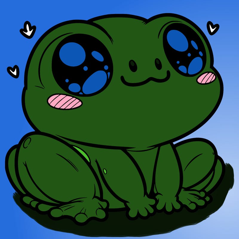 cute frog person realistic