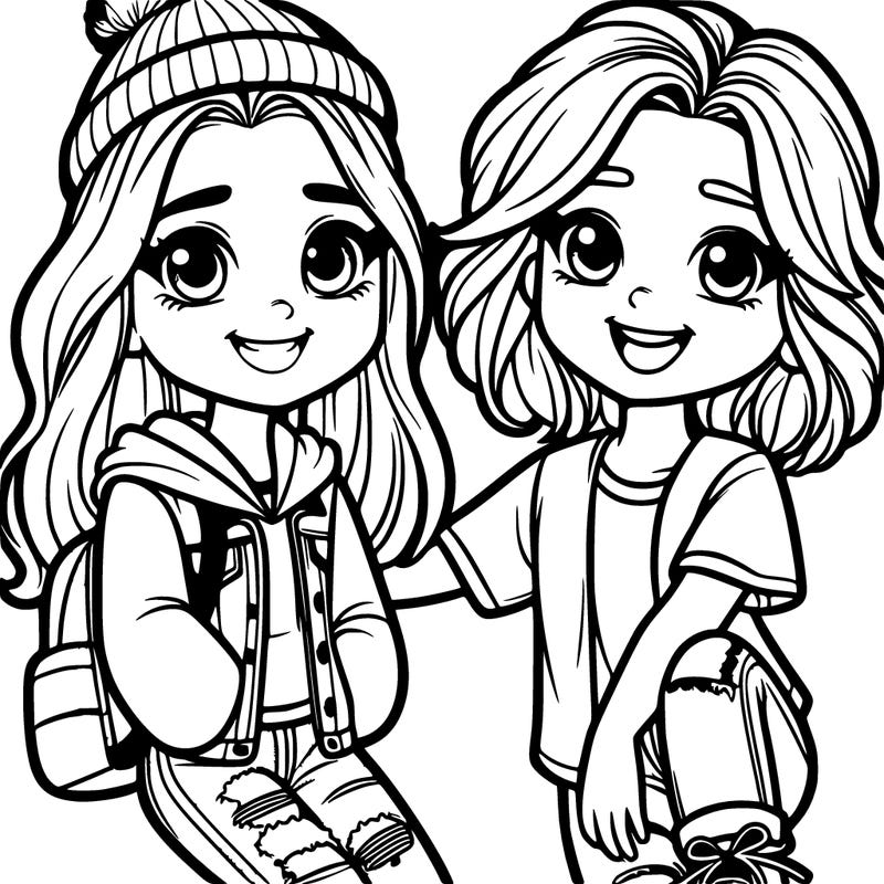 best friends teenager