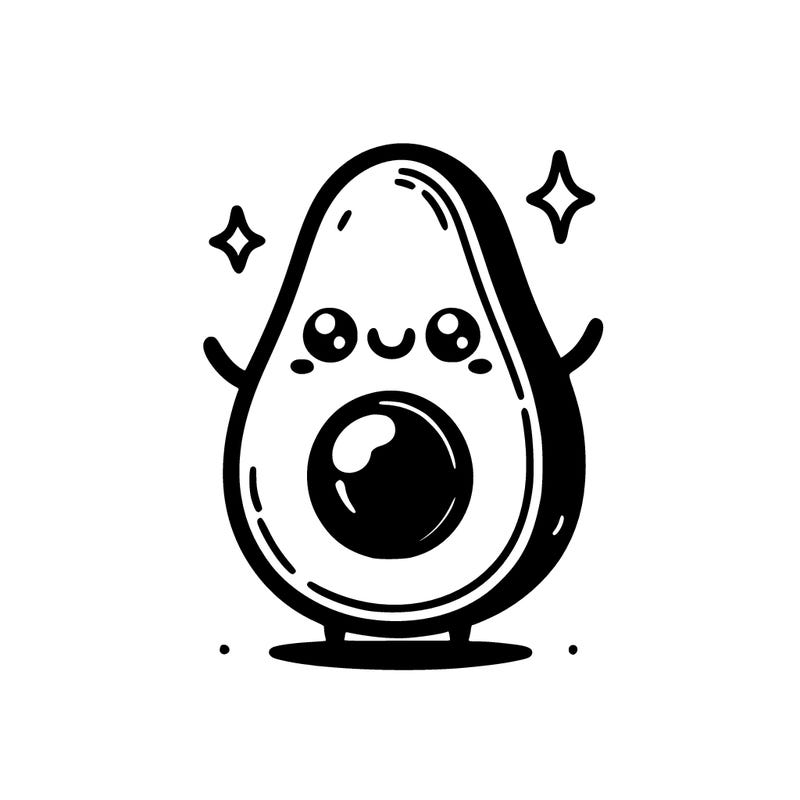 avocado cute