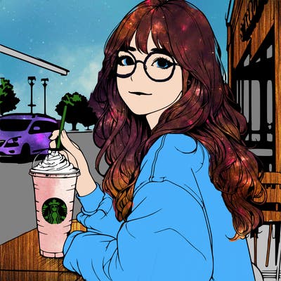 realistic starbucks girl