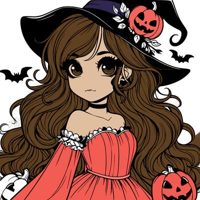 realistic girl halloween