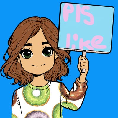 realistic girl holding up a sign