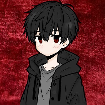 anime boy short hair hoodie