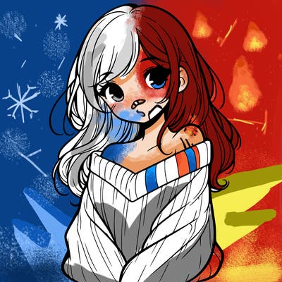 shy pretty girl wearing a sweater that is falling off one shoulder portrait