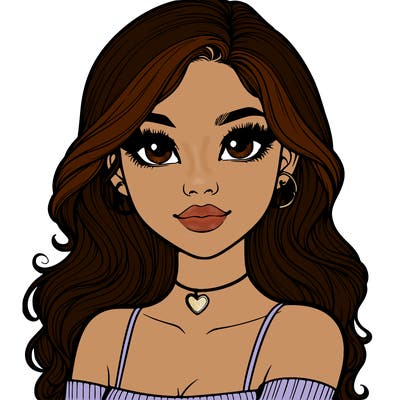 realistic pretty girl