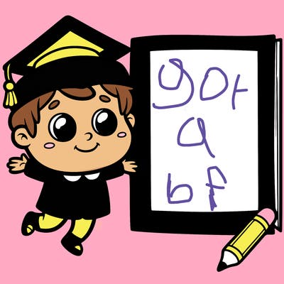 nothing on the paper blank