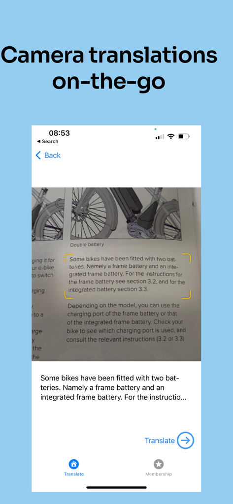 Deep Translate app camera translation on the go