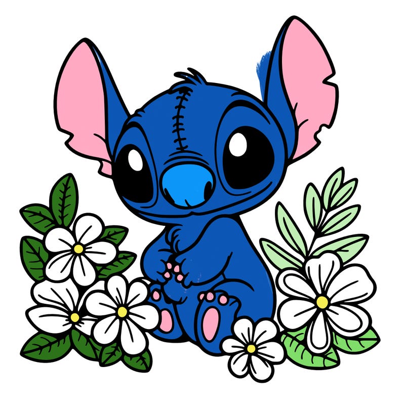 stich and flowers