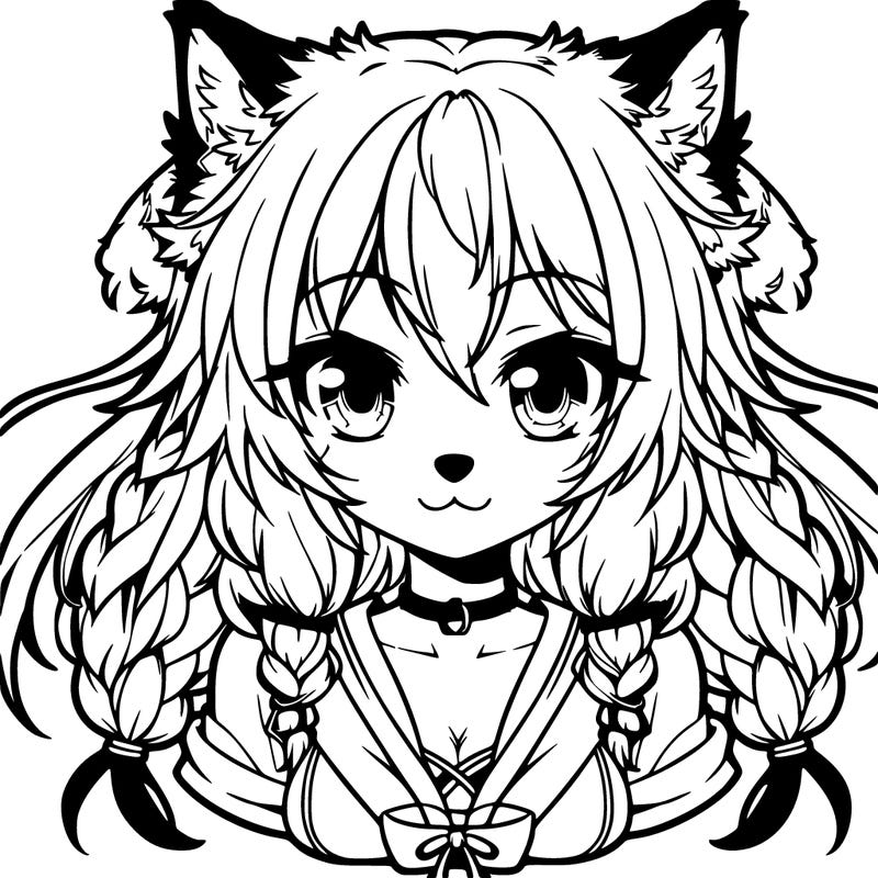 anime wolf girl