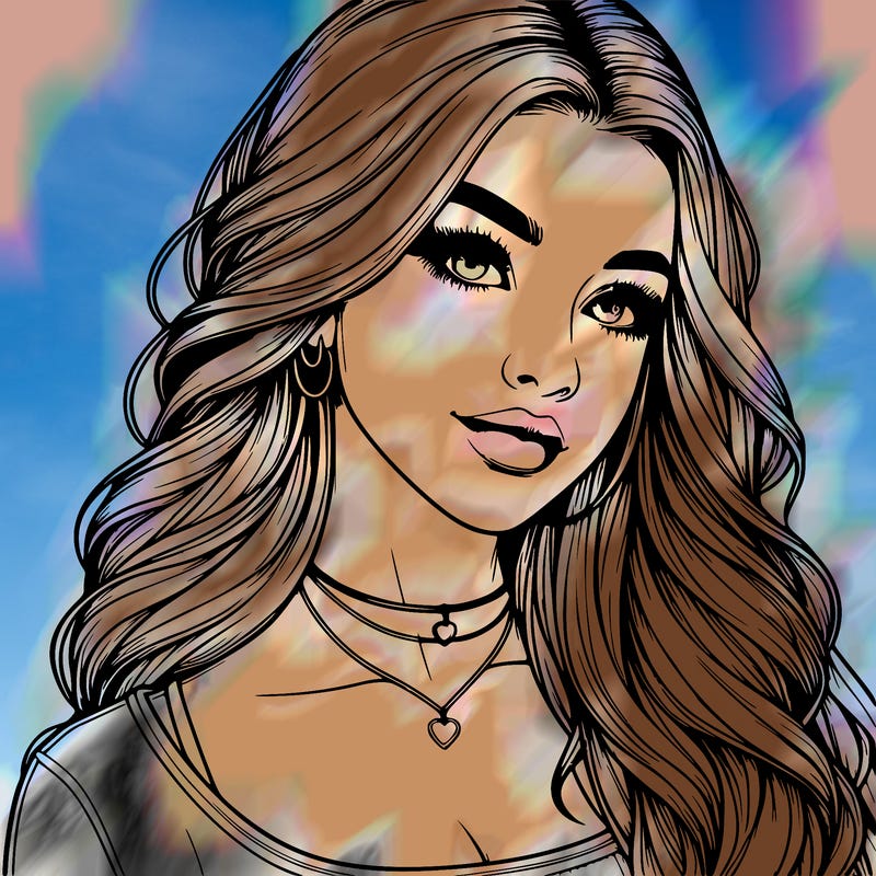 detailed realistic girl