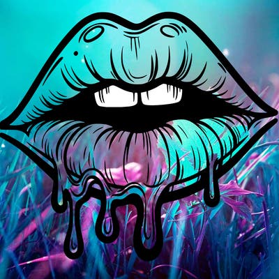 lips that look realistic and drip