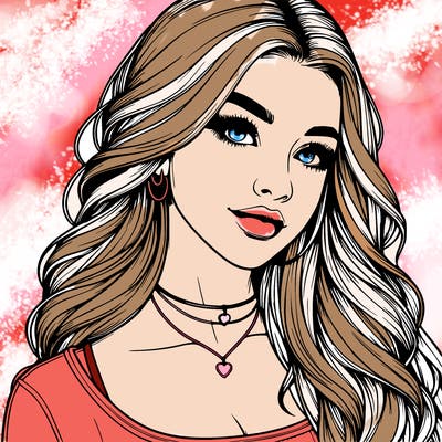 detailed realistic girl