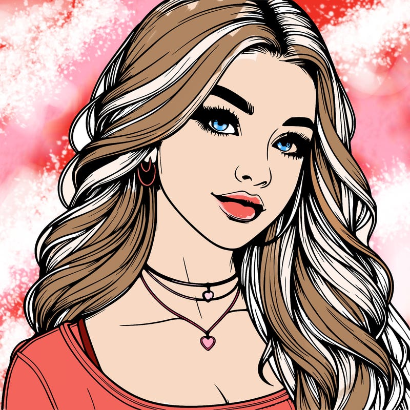 detailed realistic girl