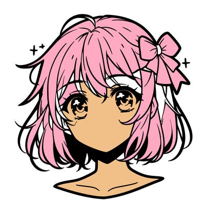 anime girl face