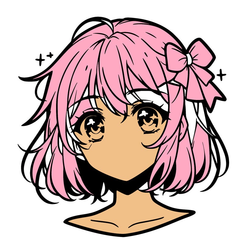 anime girl face