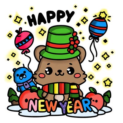 message : happy new year