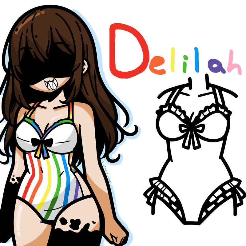 an anime girl that's wearing a swimsuit