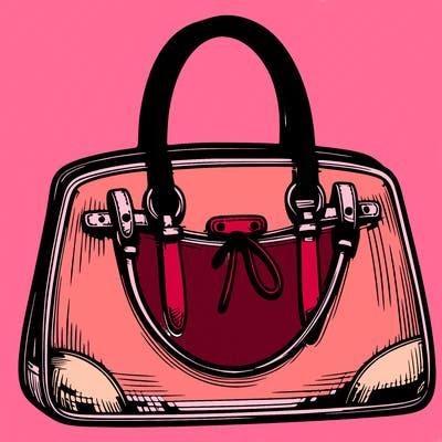 realistic handbag