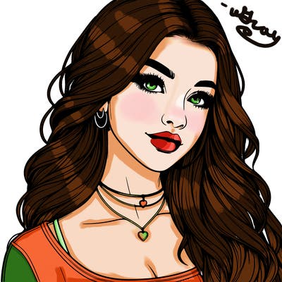 detailed realistic girl