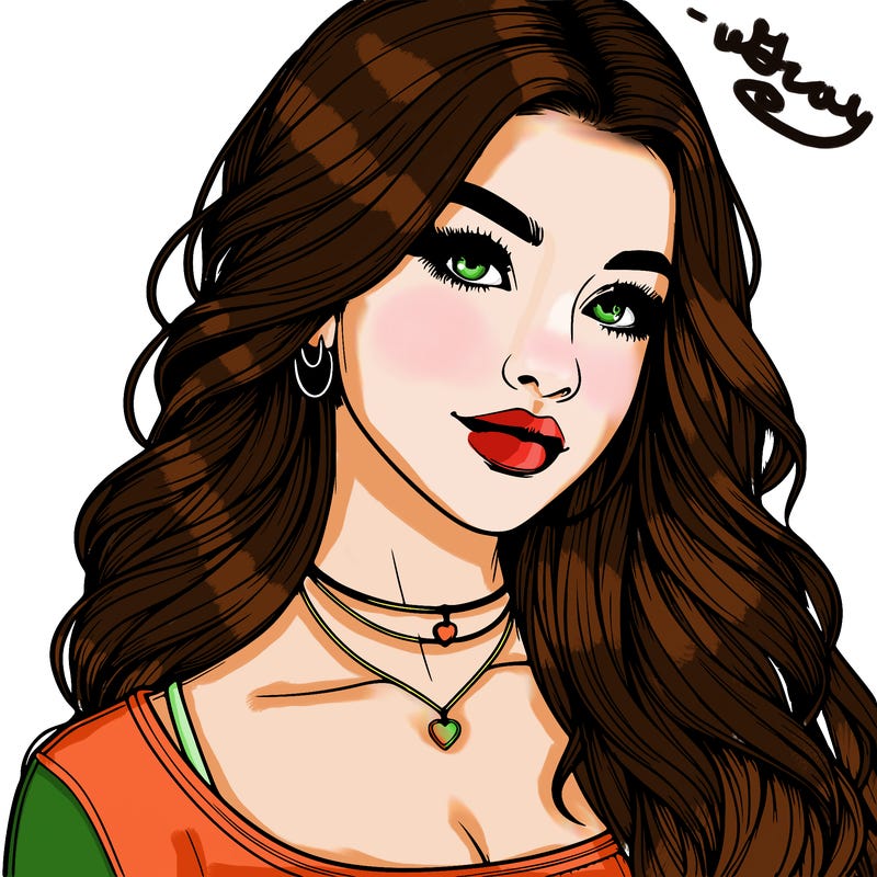 detailed realistic girl