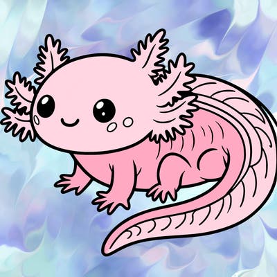 cute axolotl